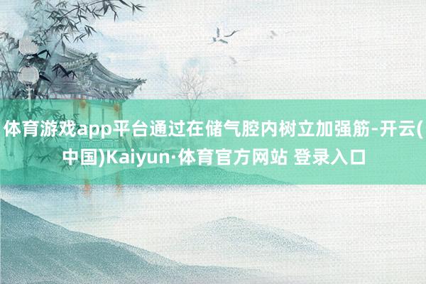 体育游戏app平台通过在储气腔内树立加强筋-开云(中国)Kaiyun·体育官方网站 登录入口