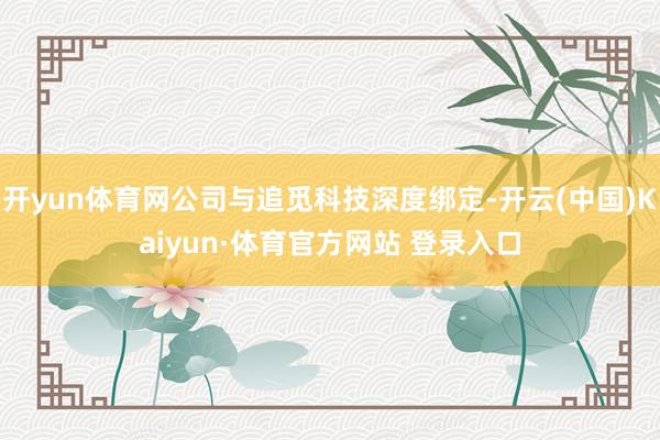开yun体育网公司与追觅科技深度绑定-开云(中国)Kaiyun·体育官方网站 登录入口